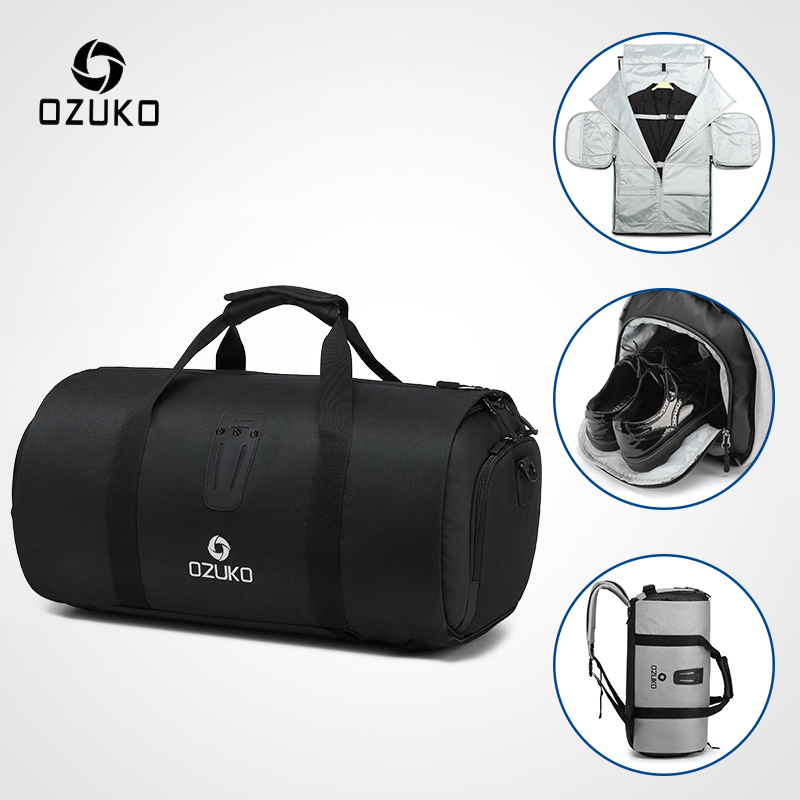 Ozuko 9209 Gym Bags With Shoe Compartment Sports 2021 Basketball